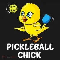 Pickleball Chick, funny pickleball Doggie Tank thumb 4
