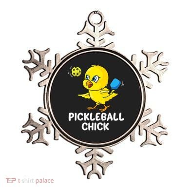 Pickleball Chick, funny pickleball Ornament