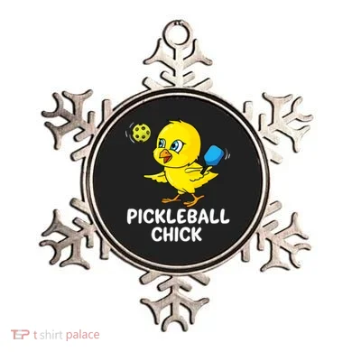 Pickleball Chick, funny pickleball Ornament