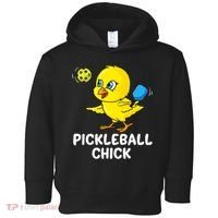 Pickleball Chick, funny pickleball Toddler Hoodie thumb 0
