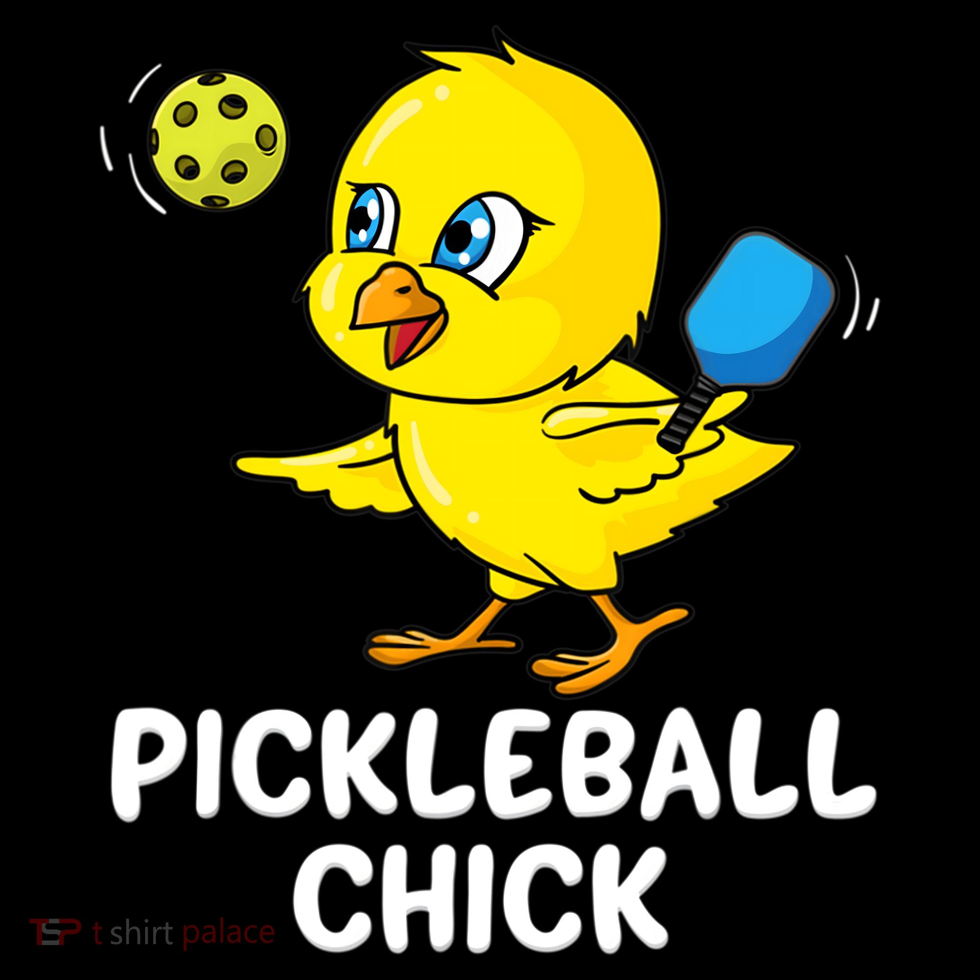Pickleball Chick, funny pickleball Toddler Hoodie