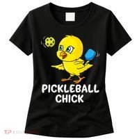 Pickleball Chick, funny pickleball Women's T-Shirt thumb 0