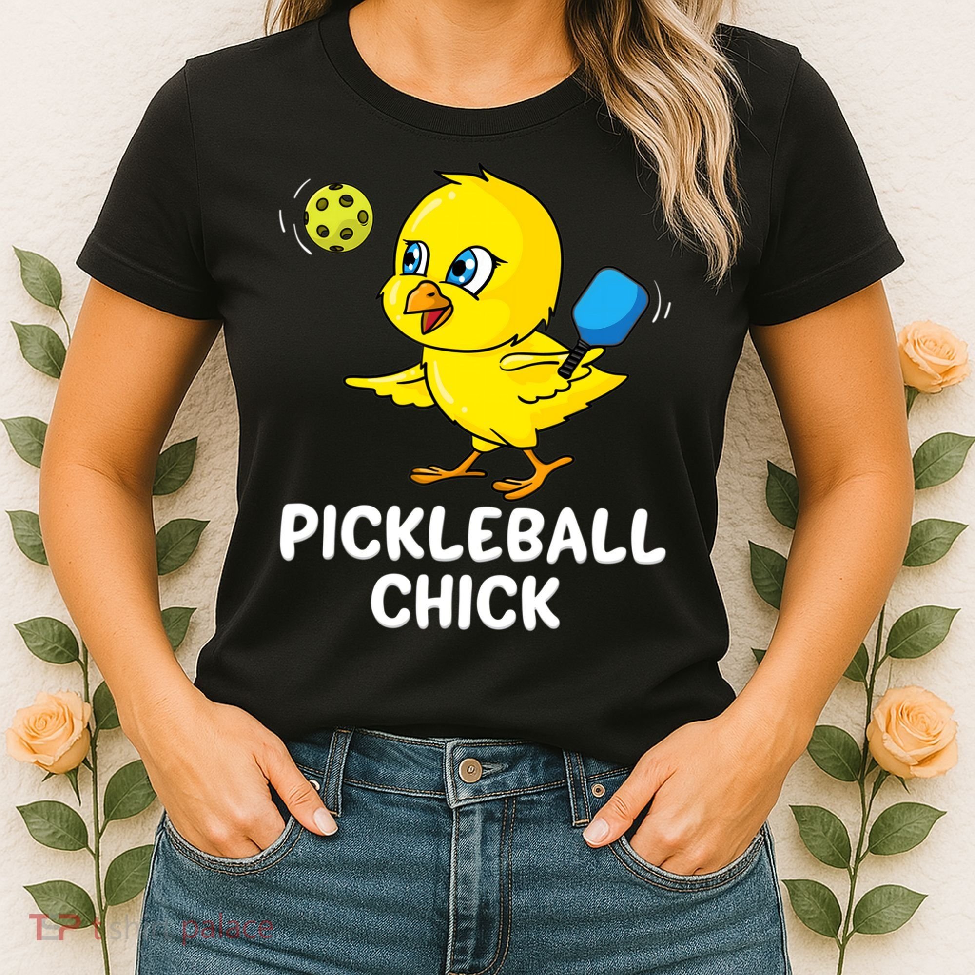 Pickleball Chick, funny pickleball Women's T-Shirt