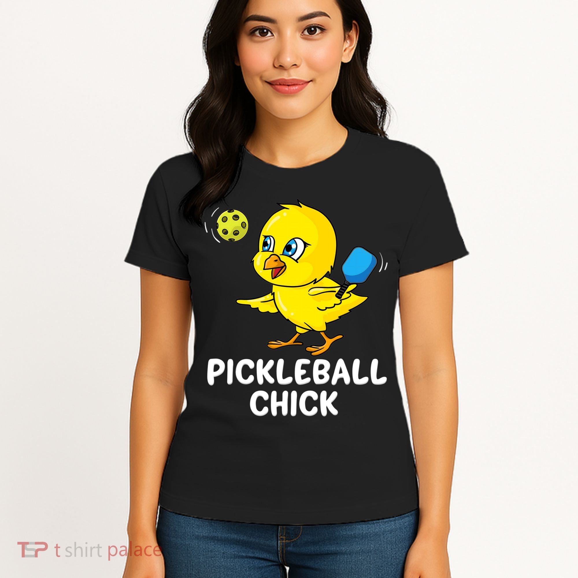 Pickleball Chick, funny pickleball Women's T-Shirt