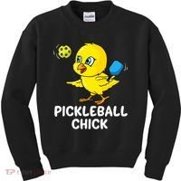 Pickleball Chick, funny pickleball Kids Sweatshirt thumb 0