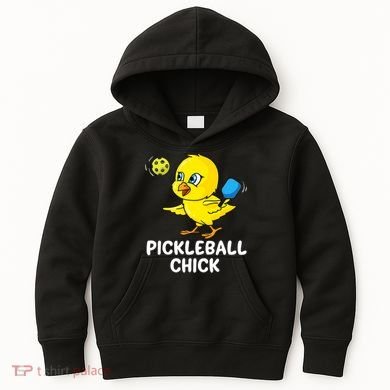 Pickleball Chick, funny pickleball Kids Hoodie