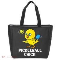 Pickleball Chick, funny pickleball Tote Bag thumb 0