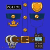 Policeman Costume Funny Halloween Police Officer Toddler T-Shirt thumb 4