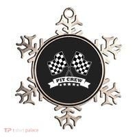 Pit Crew For Race Car Parties White Banner Ornament thumb 0