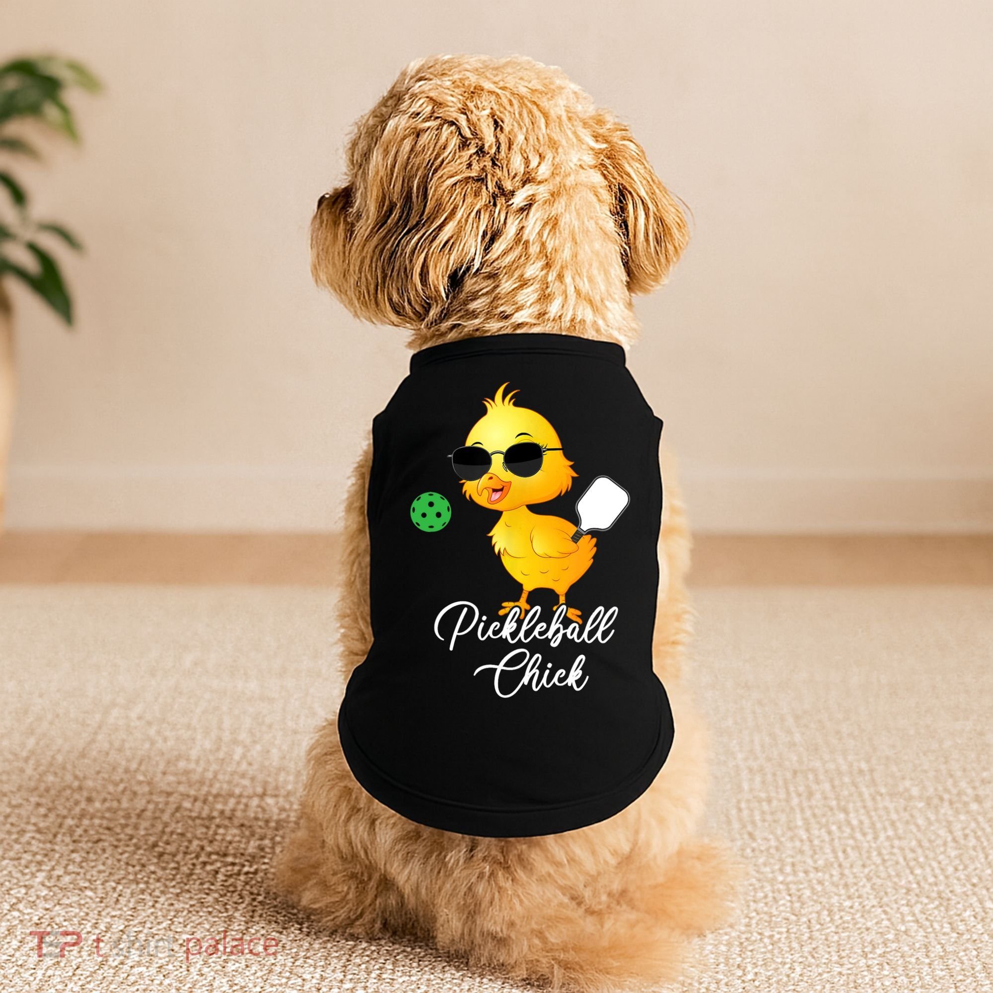 Pickleball Chick, Funny Pickleball Doggie Tank