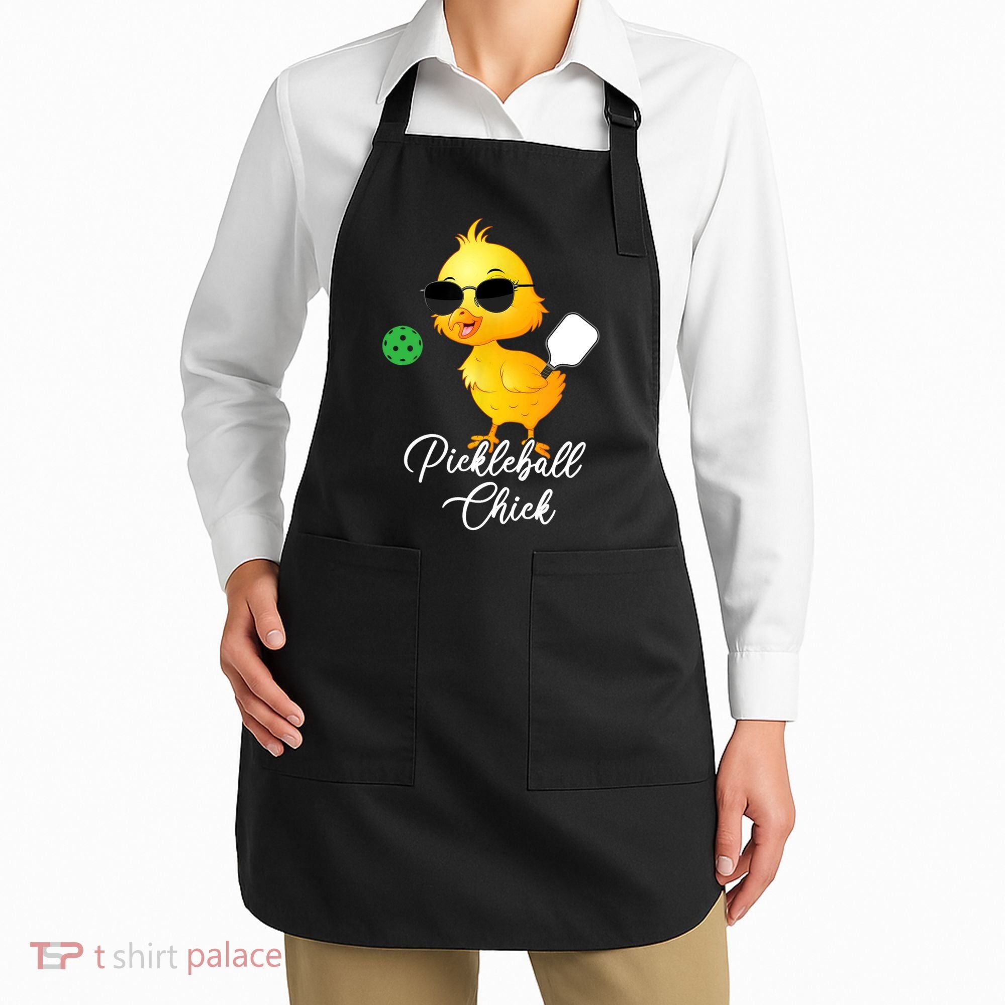 Pickleball Chick, Funny Pickleball Apron