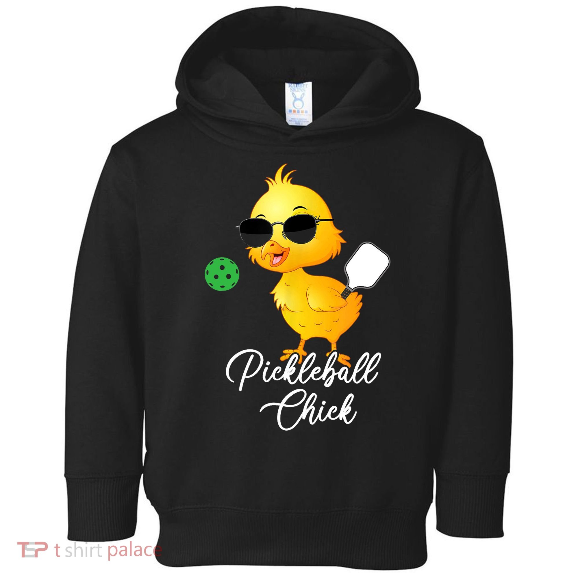 Pickleball Chick, Funny Pickleball Toddler Hoodie