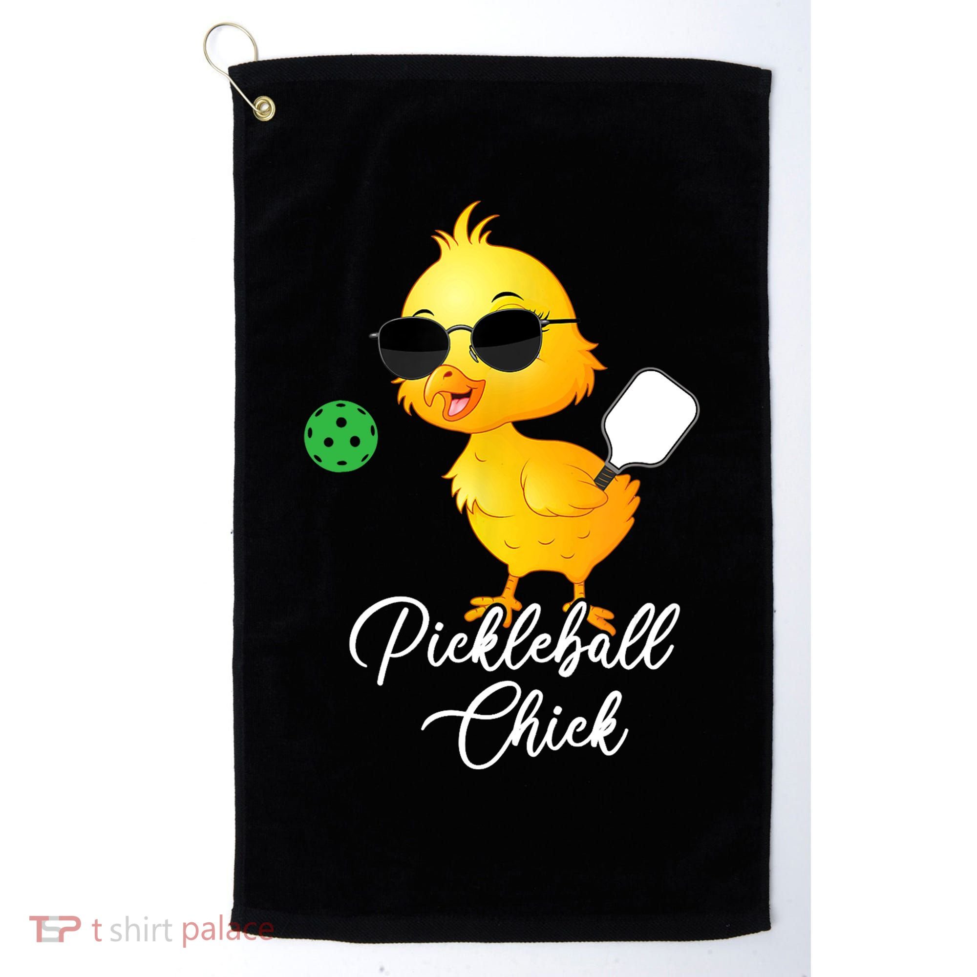 Pickleball Chick, Funny Pickleball Golf Towel