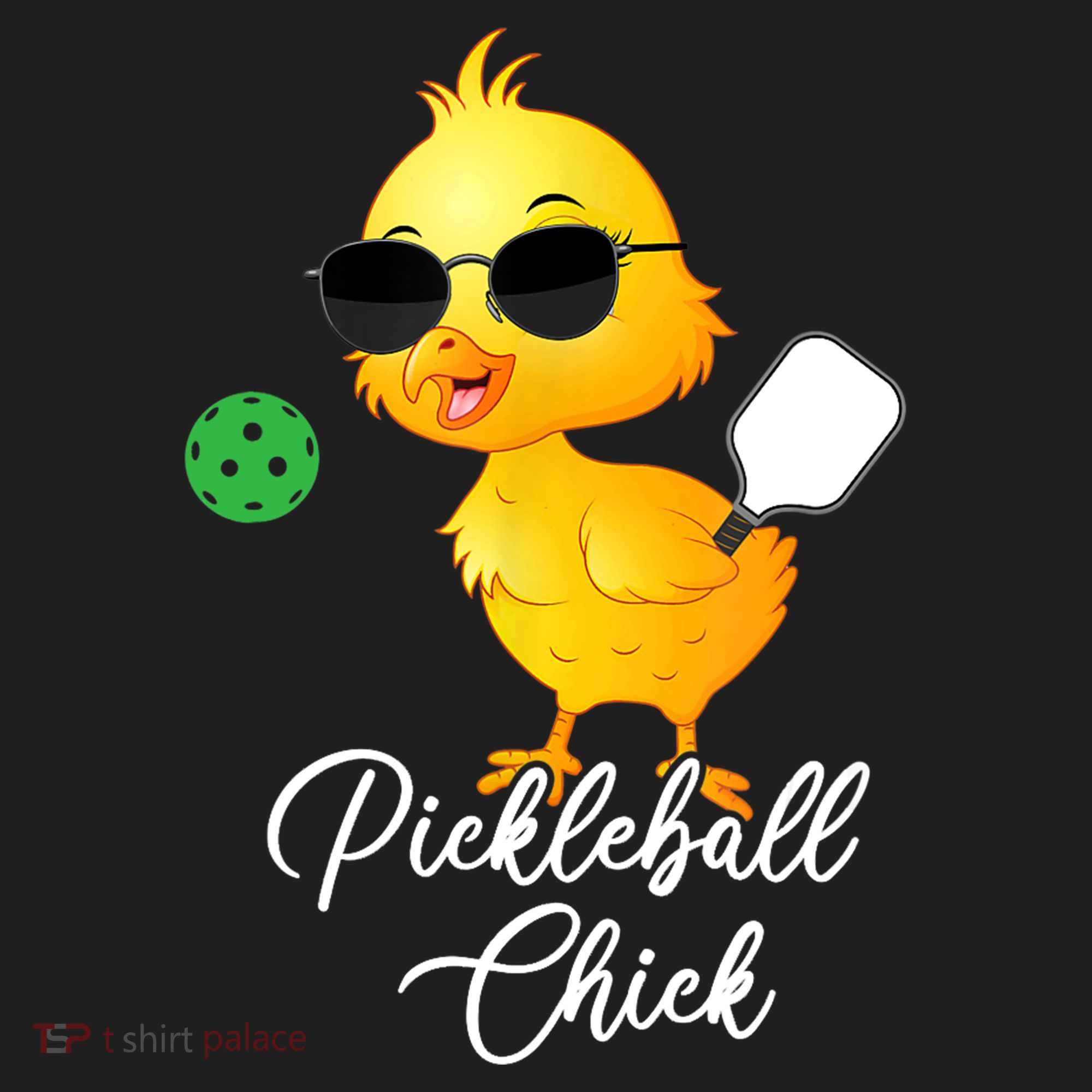 Pickleball Chick, Funny Pickleball Golf Towel