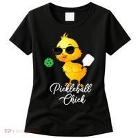 Pickleball Chick, Funny Pickleball Women's T-Shirt thumb 0