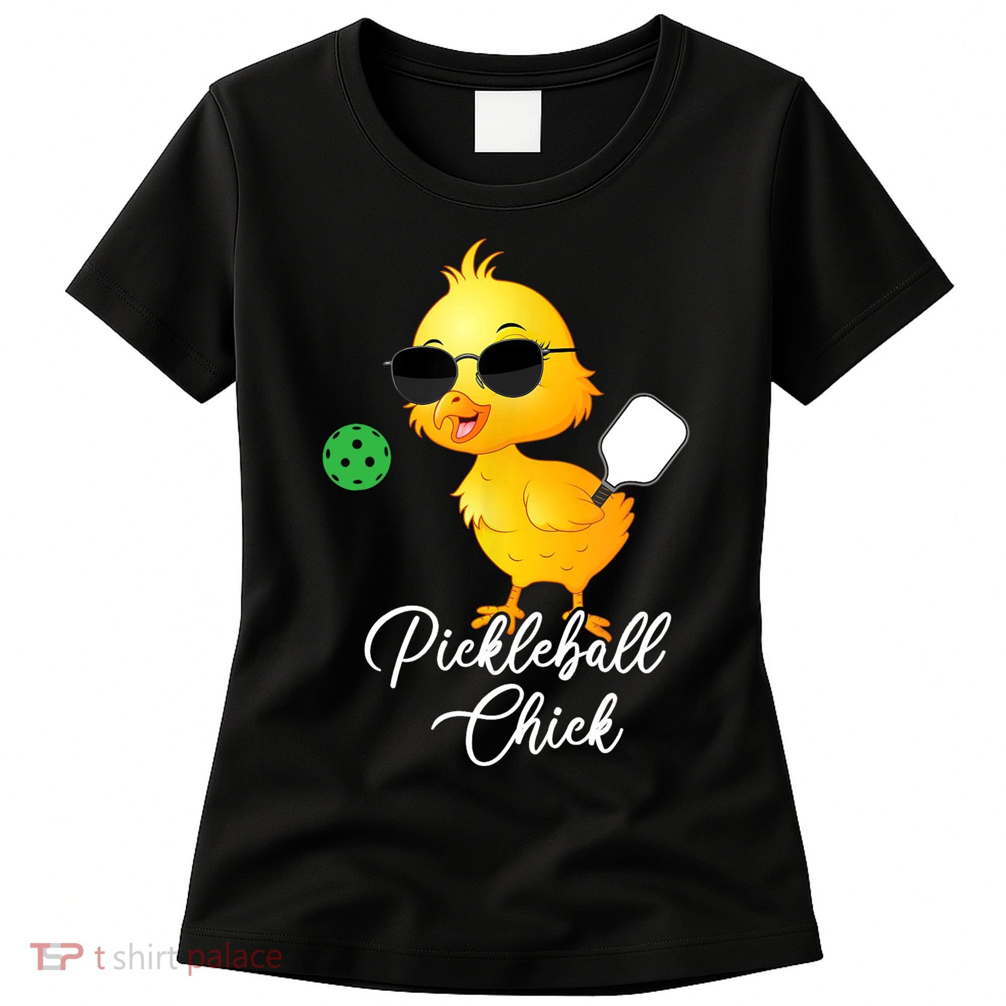 Pickleball Chick, Funny Pickleball Women's T-Shirt