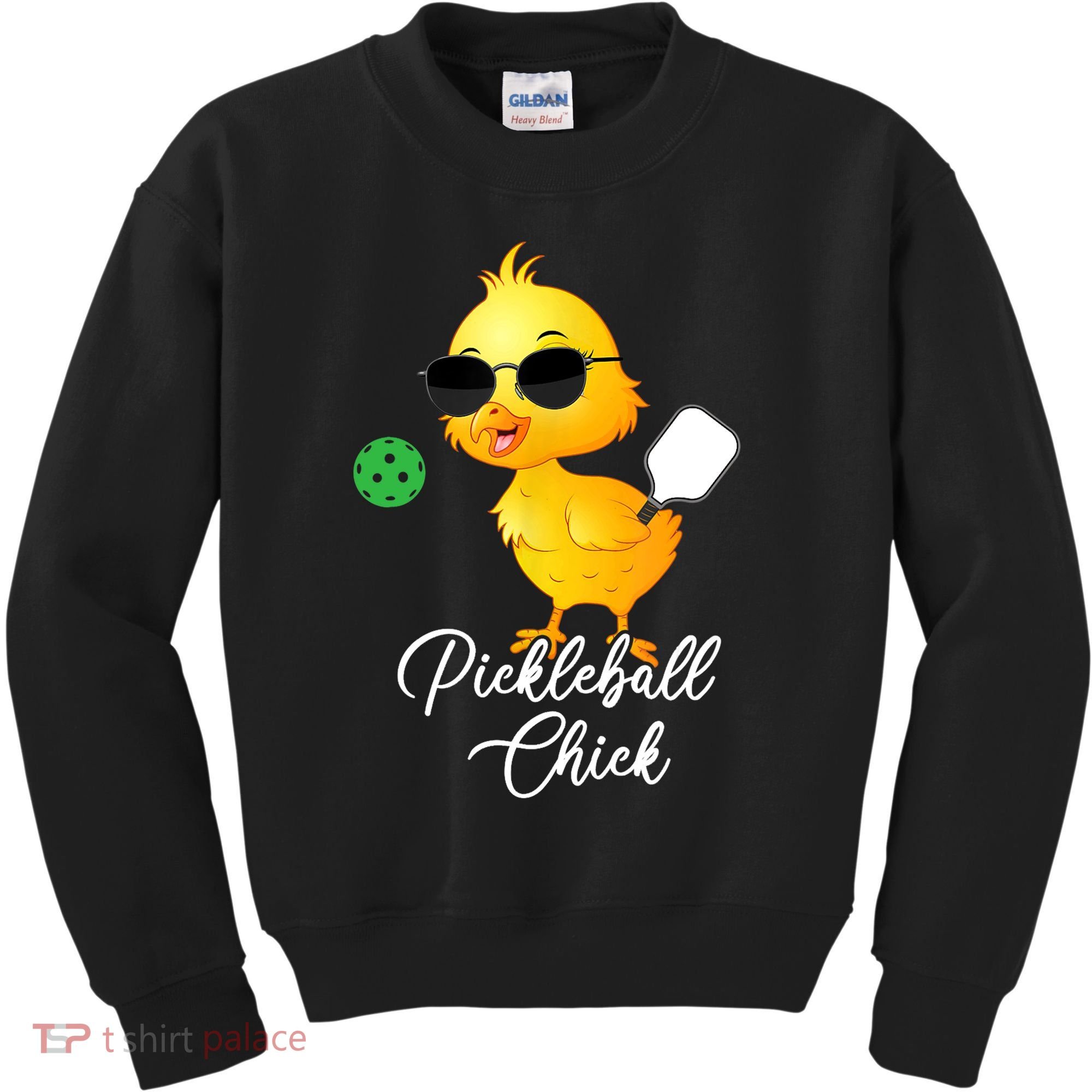 Pickleball Chick, Funny Pickleball Kids Sweatshirt