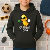 Pickleball Chick, Funny Pickleball Kids Hoodie thumb 2