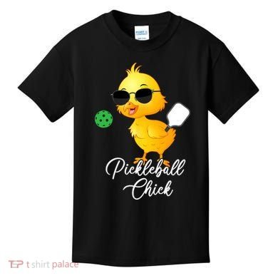 Pickleball Chick, Funny Pickleball Kids T-Shirt