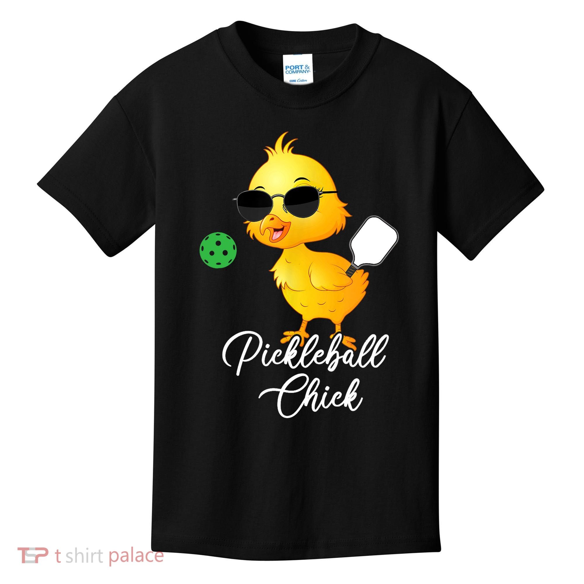 Pickleball Chick, Funny Pickleball Kids T-Shirt