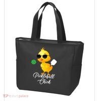 Pickleball Chick, Funny Pickleball Tote Bag thumb 3