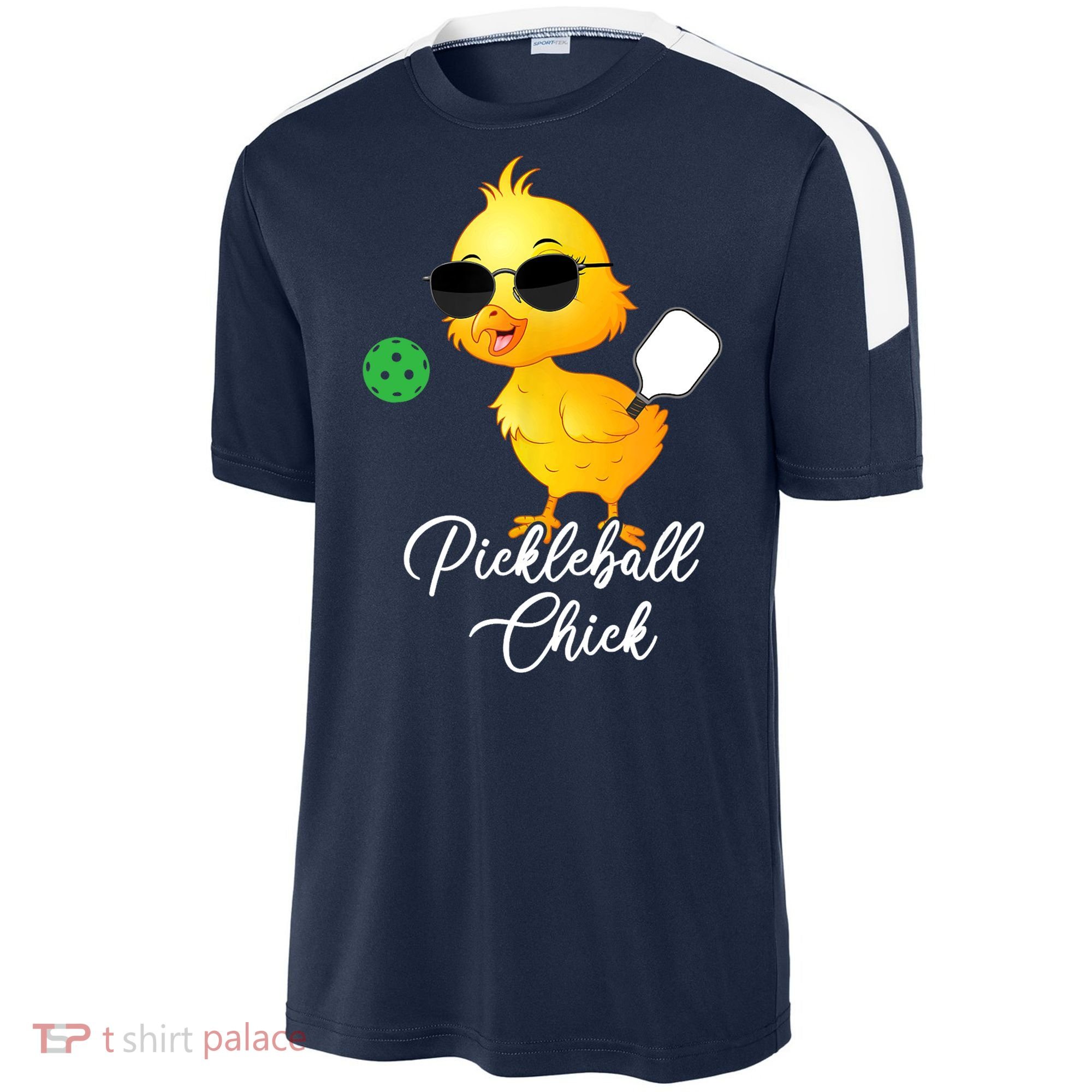 Pickleball Chick, Funny Pickleball Sport-Tek Competitor United Soccer Jersey