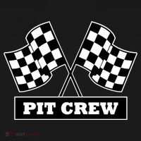 Pit Crew For Racing Party Parents Team Fast Cars Dark Ornament thumb 1