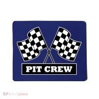 Pit Crew For Racing Party Parents Team Fast Cars Dark Mousepad thumb 0
