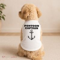 Pontoon Captain Funny Pontoon Doggie Tank thumb 2