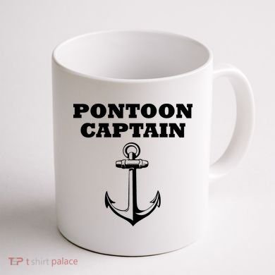 Pontoon Captain Funny Pontoon Coffee Mug back