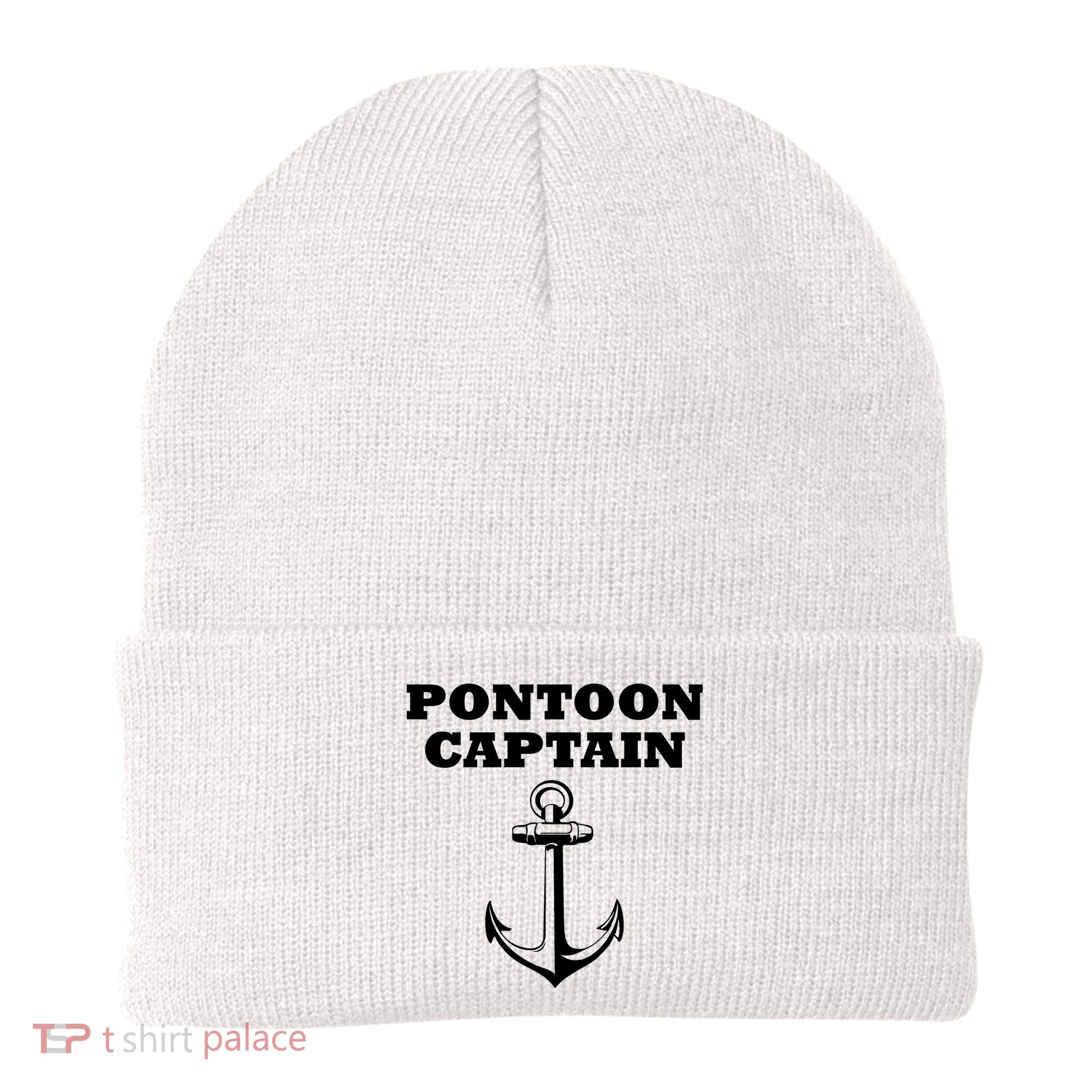 Pontoon Captain Funny Pontoon Beanie