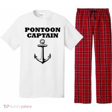 Pontoon Captain Funny Pontoon Pajama Set
