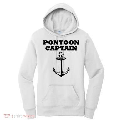Pontoon Captain Funny Pontoon Women's Hoodie