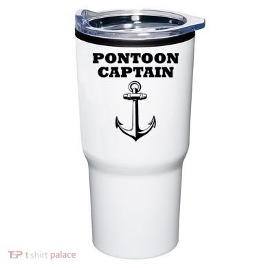 Pontoon Captain Funny Pontoon Tumbler