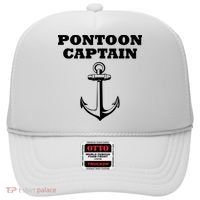 Pontoon Captain Funny Pontoon Hat thumb 0