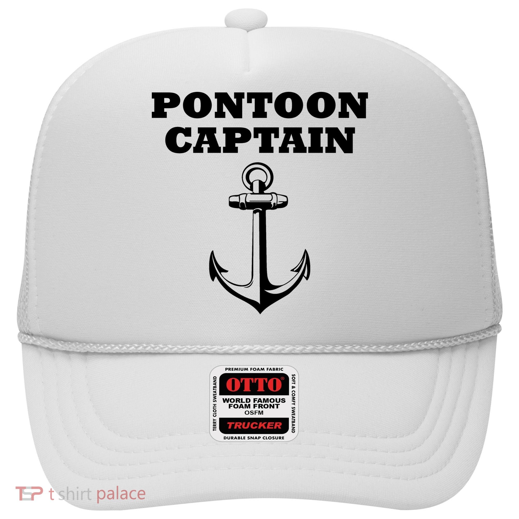 Pontoon Captain Funny Pontoon Hat