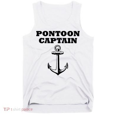 Pontoon Captain Funny Pontoon Tank Top