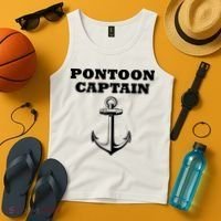 Pontoon Captain Funny Pontoon Tank Top thumb 4