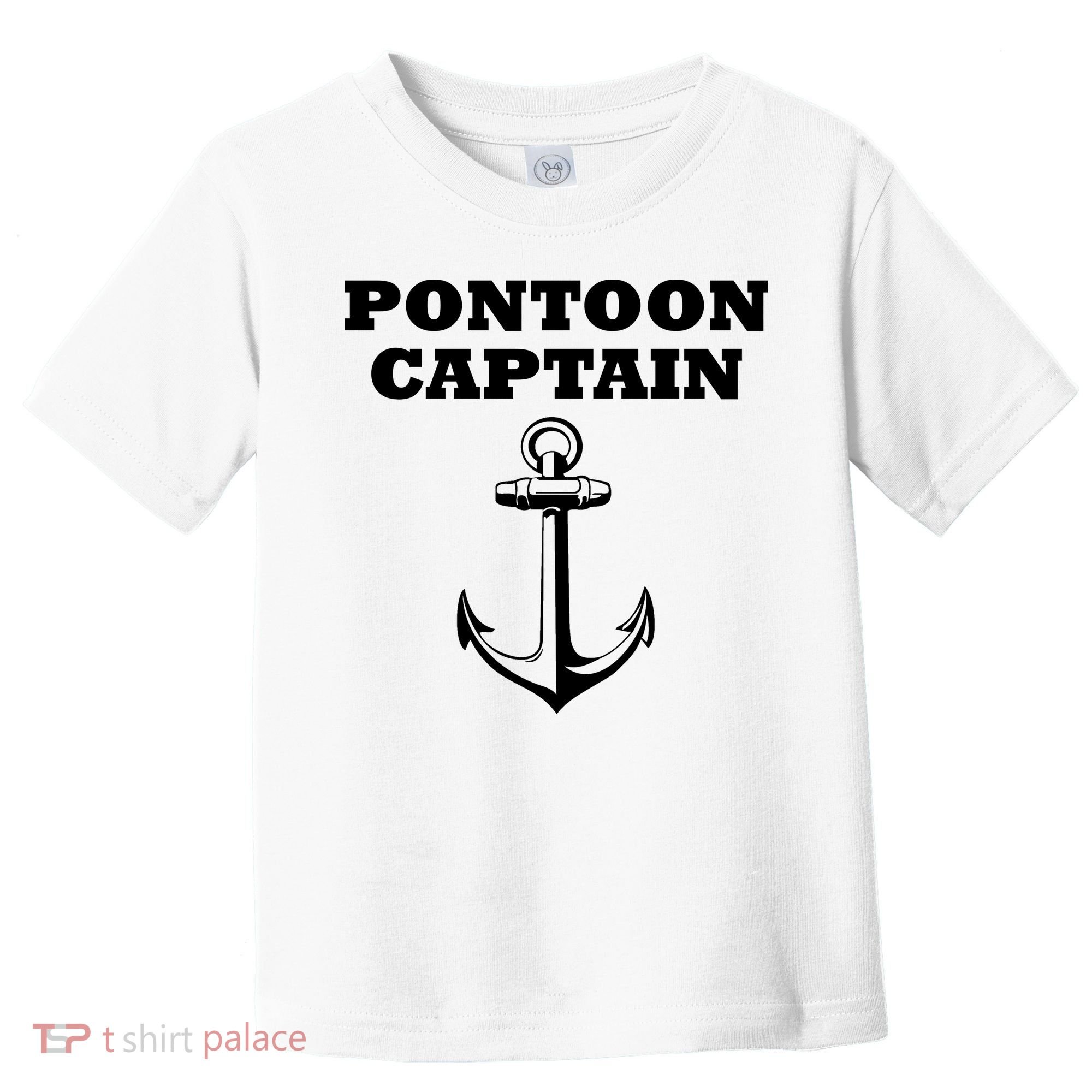 Pontoon Captain Funny Pontoon Toddler T-Shirt
