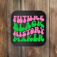 Pretty cute future black history maker aka funny tee Coaster thumb 0