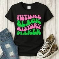 Pretty cute future black history maker aka funny tee Women's T-Shirt thumb 3