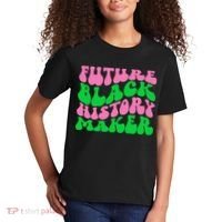 Pretty cute future black history maker aka funny tee Kids T-Shirt thumb 2