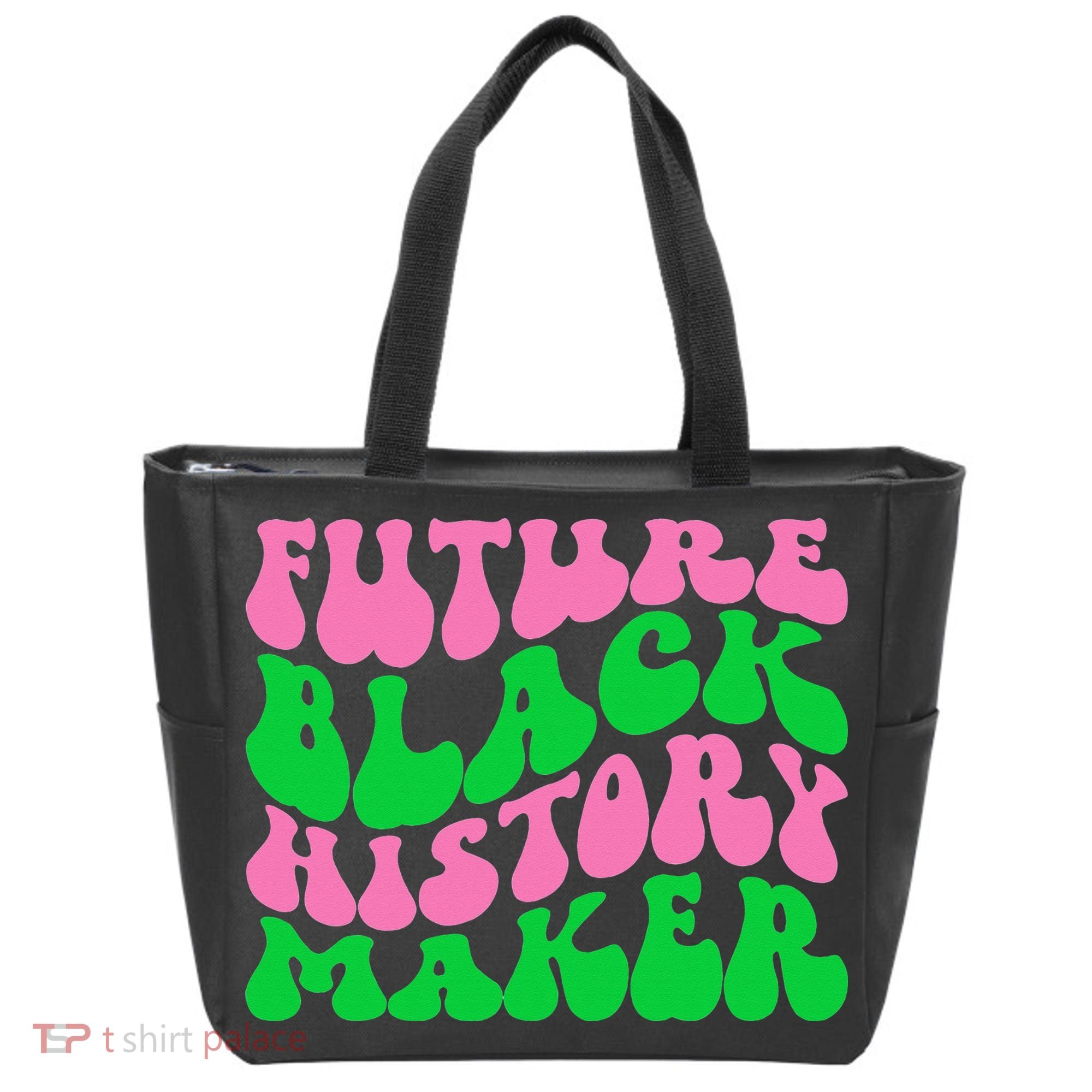 Pretty cute future black history maker aka funny tee Tote Bag