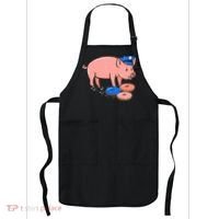 Pig Cop Funny Police Officer Doughnut Gift Apron thumb 0