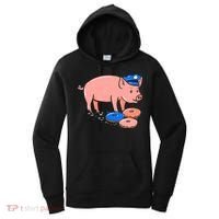 Pig Cop Funny Police Officer Doughnut Gift Women's Hoodie thumb 0