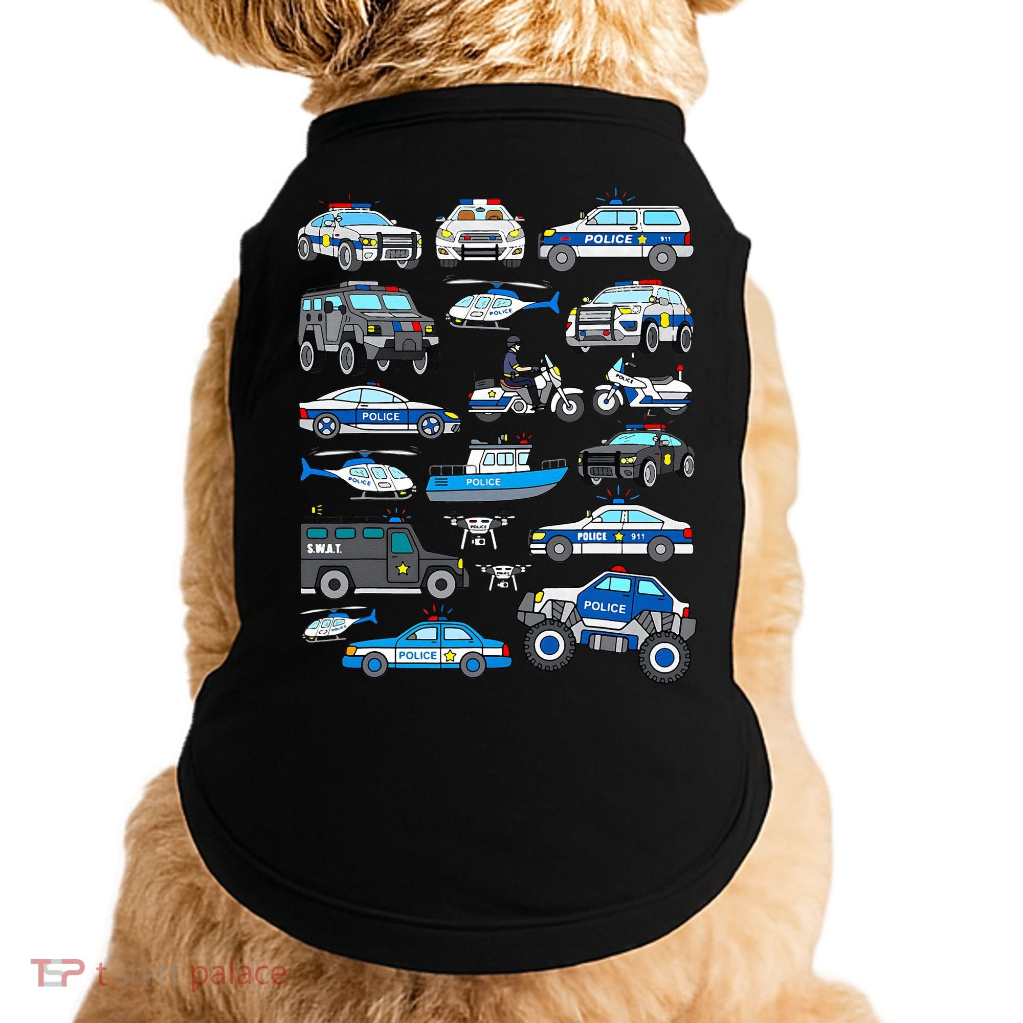 Police Car For Cop Vehicles SWAT Truck Doggie Tank