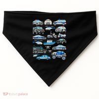 Police Car For Cop Vehicles SWAT Truck USA-Made Doggie Bandana thumb 0