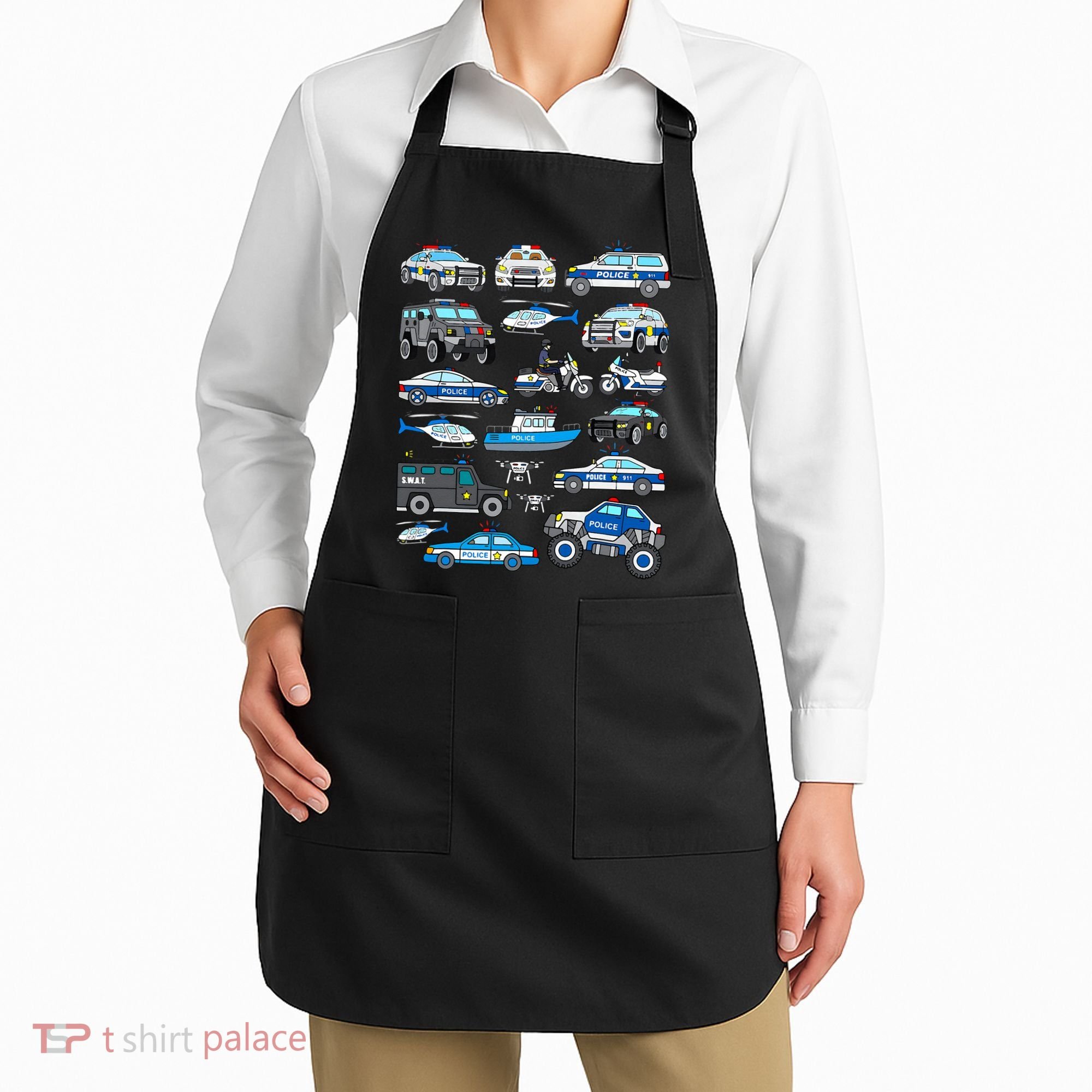 Police Car For Cop Vehicles SWAT Truck Apron