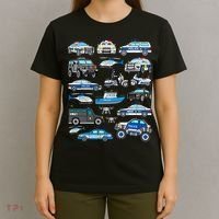 Police Car For Cop Vehicles SWAT Truck T-Shirt thumb 4