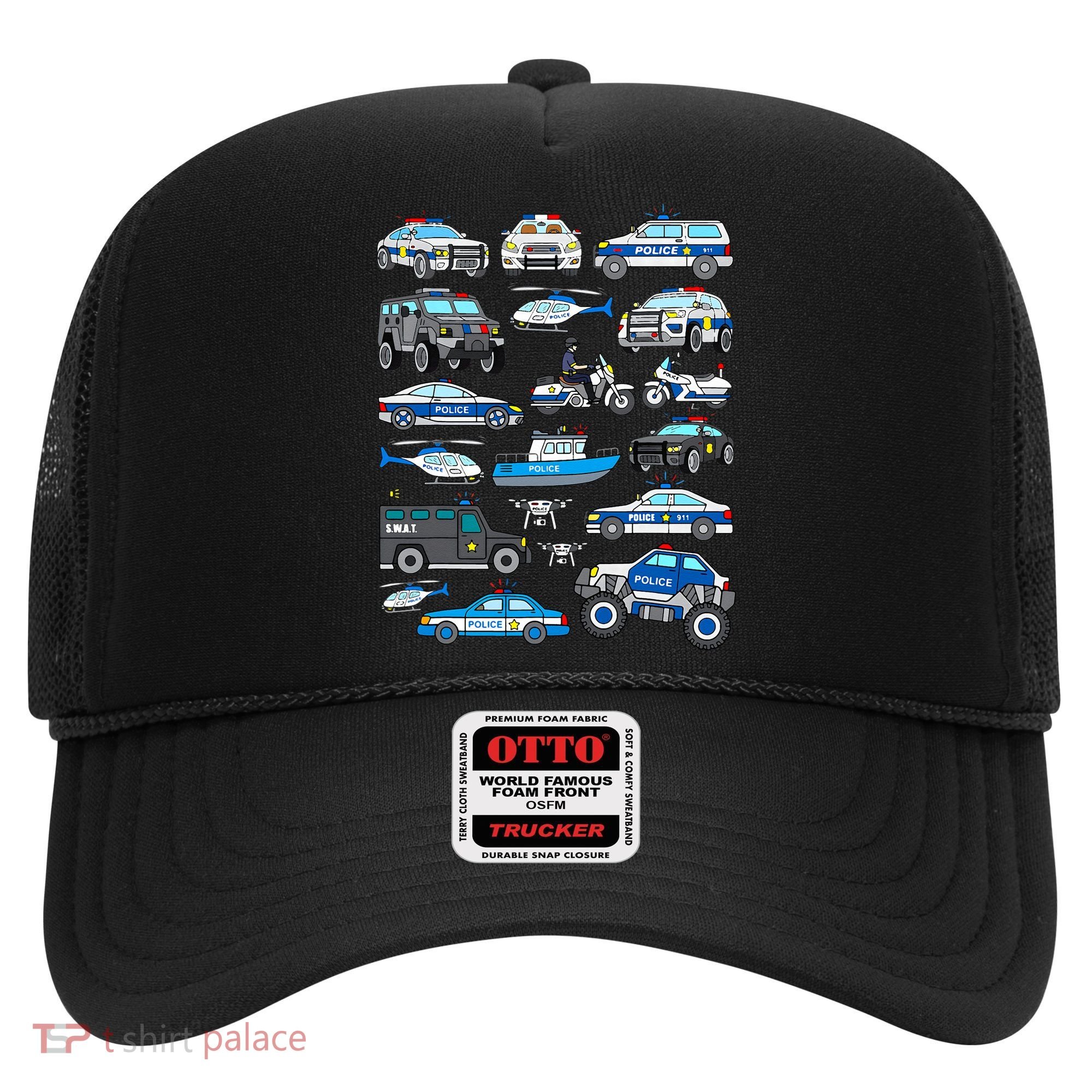 Police Car For Cop Vehicles SWAT Truck Hat